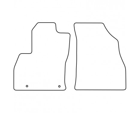 Car mats suitable for Citroen Nemo from 2008 (only for), Image 2