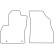 Car mats suitable for Citroen Nemo from 2008 (only for), Thumbnail 2
