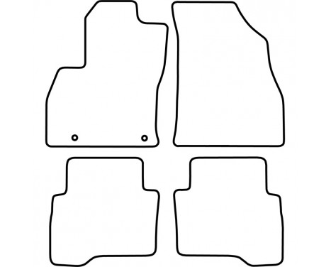 Car mats suitable for Citroen Nemo Multispace, Image 2