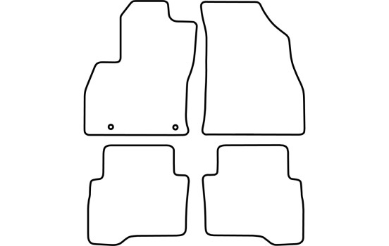 Car mats suitable for Citroen Nemo Multispace, Image 2