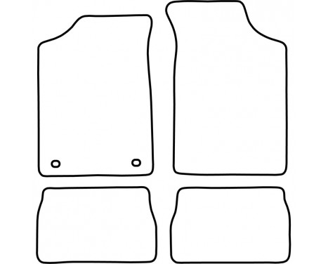 Car mats suitable for Citroen Saxo 1996-2000, Image 2