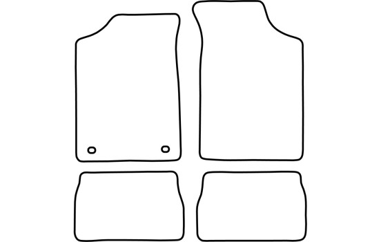 Car mats suitable for Citroen Saxo 1996-2000, Image 2