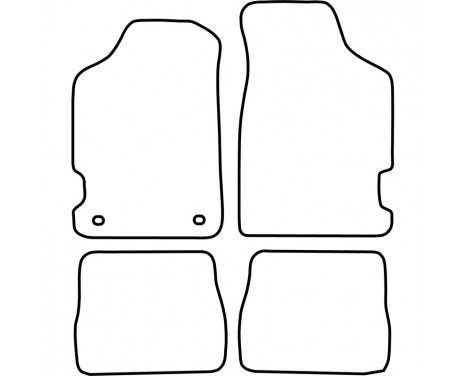 Car mats suitable for Citroen Saxo 2000-2003, Image 2
