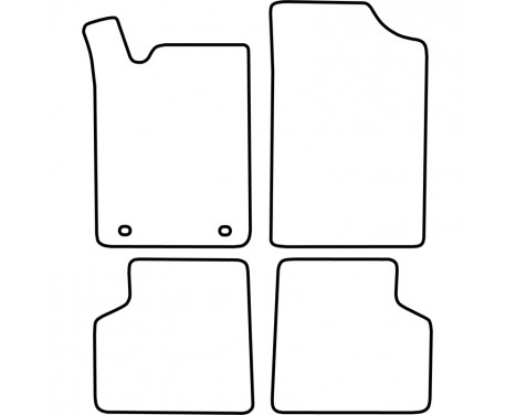 Car mats suitable for Citroen Xantia 1997-2004, Image 2