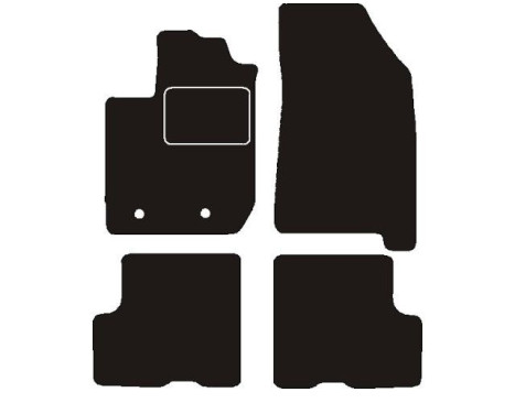 Car mats suitable for Dacia Duster Prestige incl. drawer 2018 -
