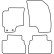 Car mats suitable for Daewoo Evanda 2000-2006, Thumbnail 2
