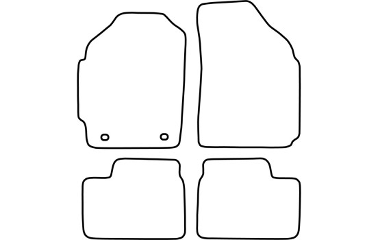 Car mats suitable for Daewoo Matiz 1998-2001, Image 2