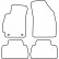 Car mats suitable for Daewoo Nubira 1997-2000, Thumbnail 2
