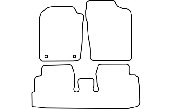 Car mats suitable for Daihatsu Cuore 2007-2013, Image 2