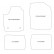 Car mats suitable for Daihatsu Materia 2006 4-piece, Thumbnail 2