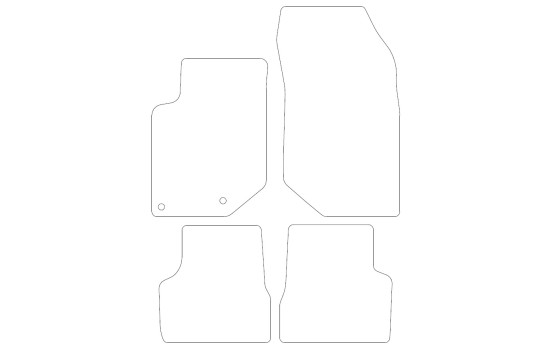 Car mats suitable for DS 3 Crossback 2019- 4-piece, Image 2