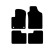 Car mats suitable for Fiat 500 2007 - 2012