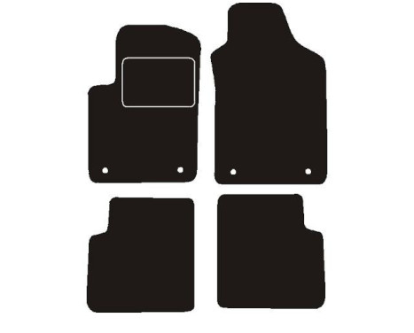 Car mats suitable for Fiat 500 + 500C Twinair 2013 -