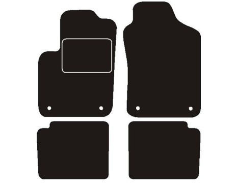 Car mats suitable for Fiat 500 Hybrid 2020 -