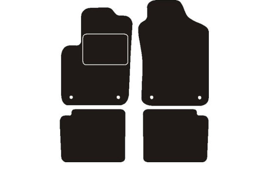Car mats suitable for Fiat 500 Hybrid 2020 -