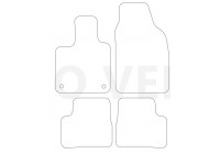 Car mats suitable for Fiat 500E 2020 - 4-piece