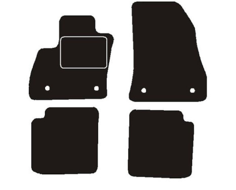 Car mats suitable for Fiat 500L 2018 -