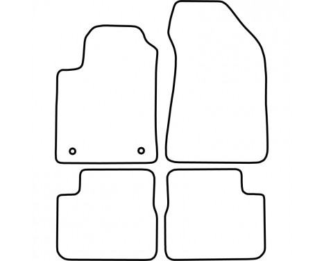 Car mats suitable for Fiat Bravo from 2007, Image 2