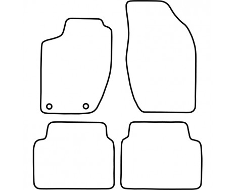 Car mats suitable for Fiat Croma 1986-1996, Image 2