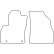 Car mats suitable for Fiat Fiorino from 2008 (only for), Thumbnail 2