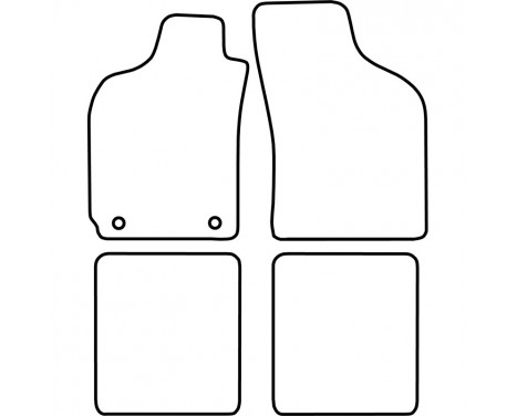 Car mats suitable for Fiat Palio Weekend 1997-2001, Image 2