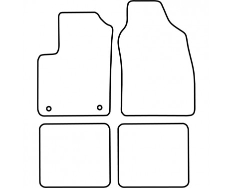 Car mats suitable for Fiat Panda 2003-2012, Image 2