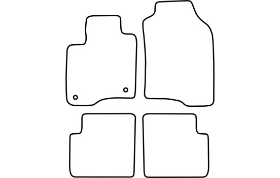 Car mats suitable for Fiat Panda 2012-2015, Image 2