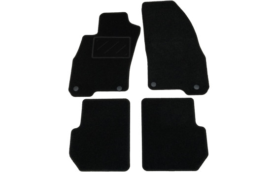 Car mats suitable for Fiat Punto Evo 2010- 4-piece
