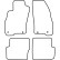 Car mats suitable for Fiat Punto Evo (5 doors) 2014-