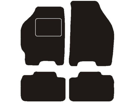 Car mats suitable for Fiat Punto II 2002 -