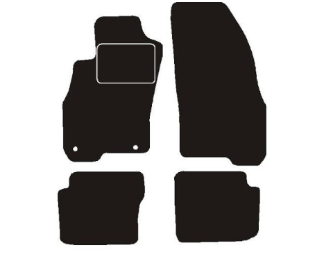 Car mats suitable for Fiat Punto III 2012 - 2015