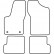 Car mats suitable for Fiat Seicento 1998-2005, Thumbnail 2
