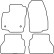 Car mats suitable for Ford B-Max 2012-