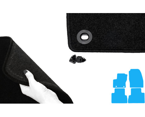 Car mats suitable for Ford C-Max 2011-2013 4-piece, Image 5