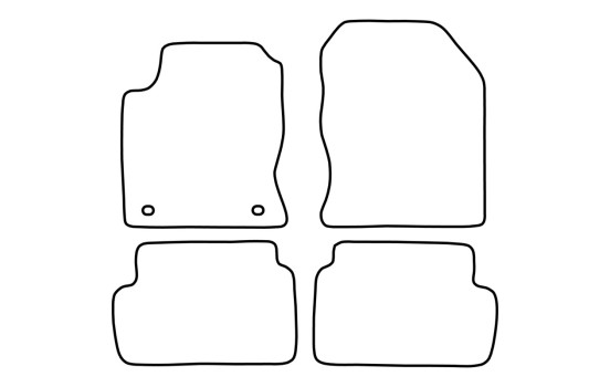 Car mats suitable for Ford Focus 1998-2002 (velour), Image 6