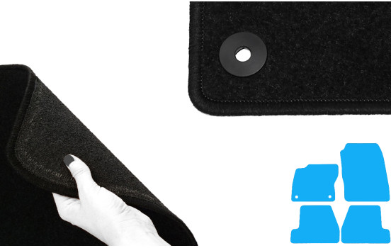 Car mats suitable for Ford Focus 2011-2015 4-piece, Image 4
