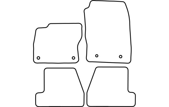Car mats suitable for Ford Focus III Facelift 2015-, Image 2