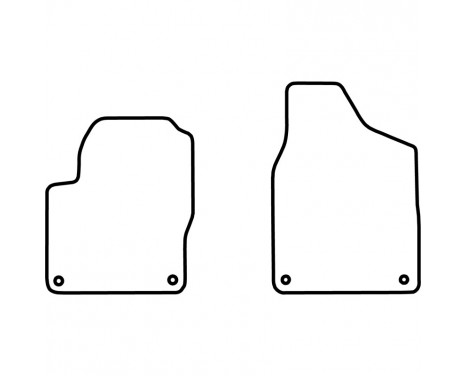 Car mats suitable for Ford Galaxy from 1996 to 2006, Image 2