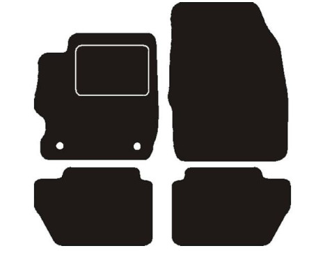 Car mats suitable for Ford Ka+ 2016-