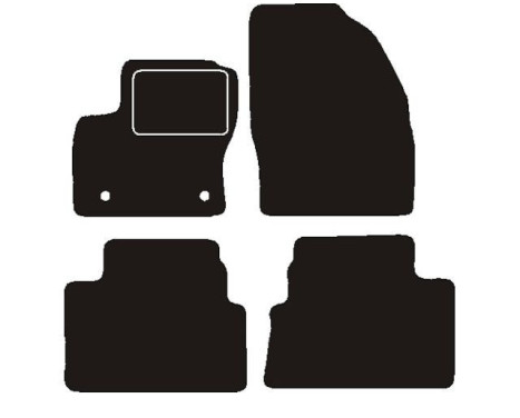 Car mats suitable for Ford Kuga 2011-