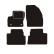 Car mats suitable for Ford Kuga 2011-