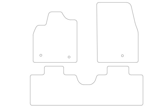 Car mats suitable for Ford Mustang Mach-E 2020 - 3-piece, Image 2