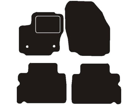 Car mats suitable for Ford S-Max 5 person facelift 2014 -