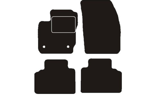 Car mats suitable for Ford Tourneo Courier 2015-