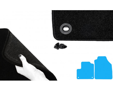 Car mats suitable for Ford Transit Connect 2003-2013 2-deli, Image 4