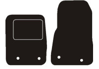 Car mats suitable for Ford Transit Custom double cab 300 L2H1 2021 -