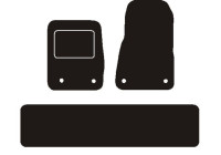 Car mats suitable for Ford Transit Custom double cab 320 L2H1 Sport 2021 -