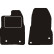Car mats suitable for Ford Transit Custom double cabin front set euro5 incl. mounting l+r 2012