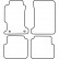 Car mats suitable for Honda Accord 1993-1998, Thumbnail 2