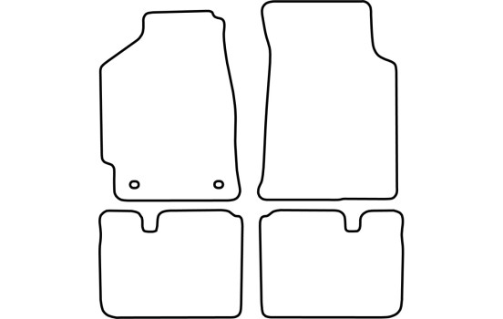 Car mats suitable for Honda Civic 3 doors 1988-1991, Image 2